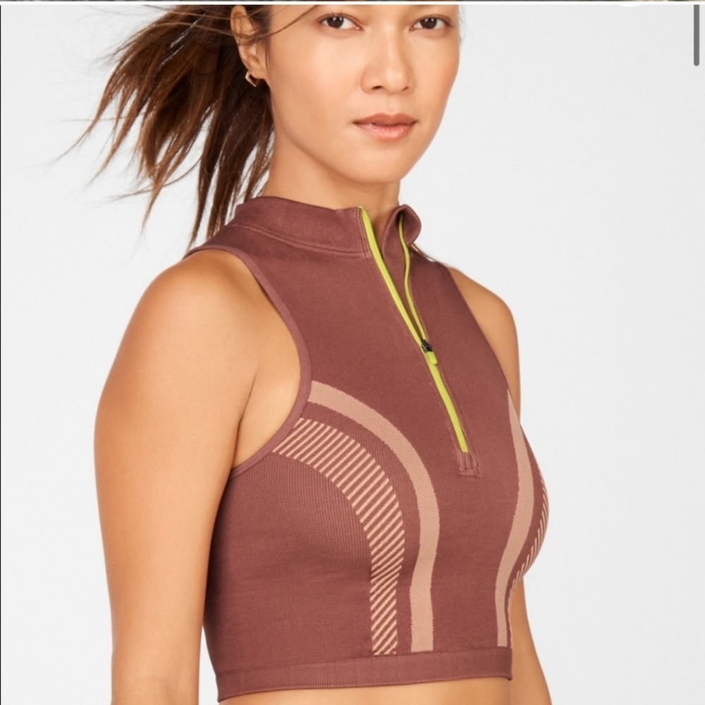 Fabletics X Liza Koshy Halter Top Bra